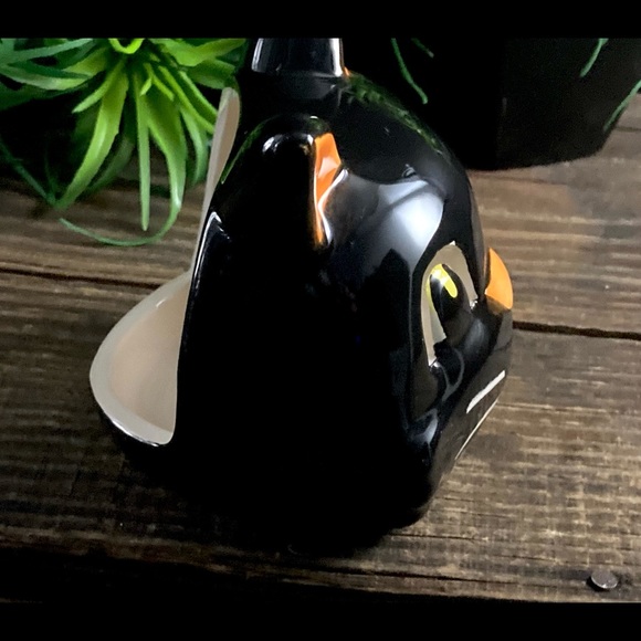 Vintage Halloween Black Cat Votive Holder Spooky Halloween Decor - Picture 8 of 10